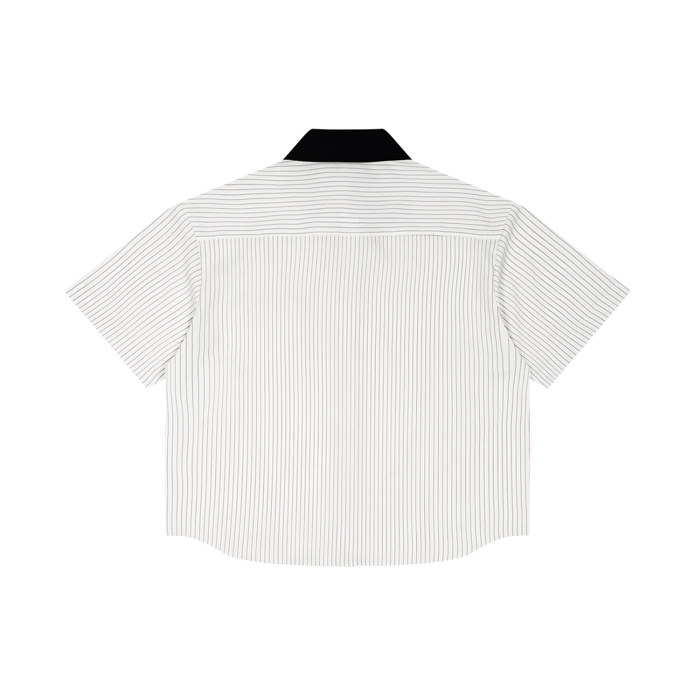 Jesus Striped  Collar Shirt